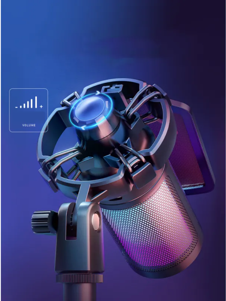 A6 RGB Desktop Microphone – PC & Streaming Ready